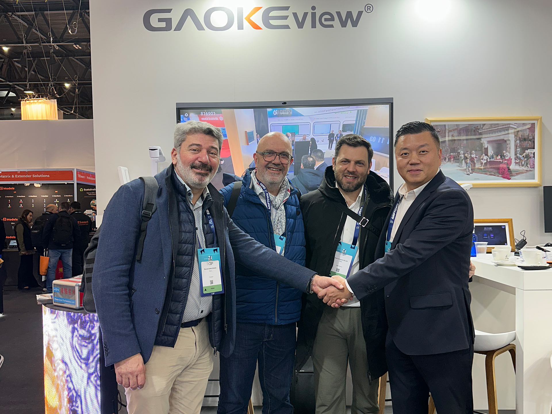 GAOKE Showcases Smart Display Solutions at ISE 2026