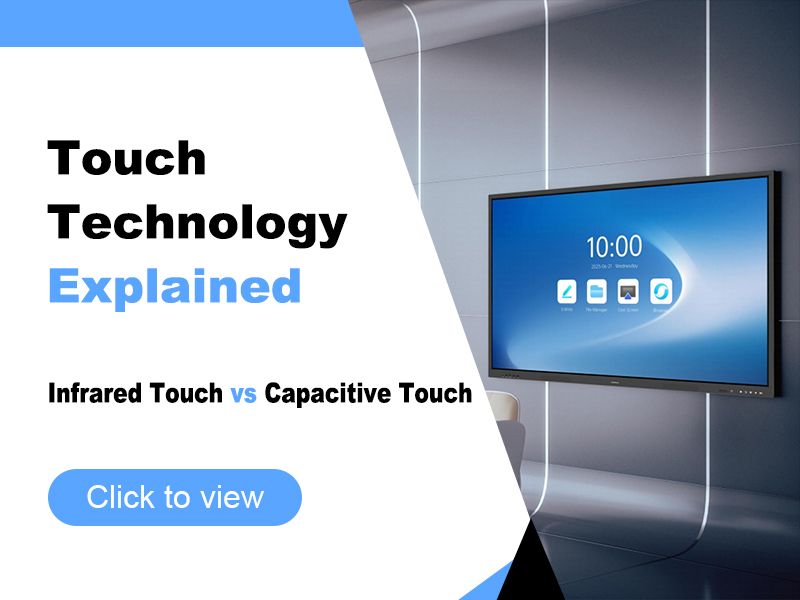 Touch Technology Explained: Infrared Touch vs Capacitive Touch